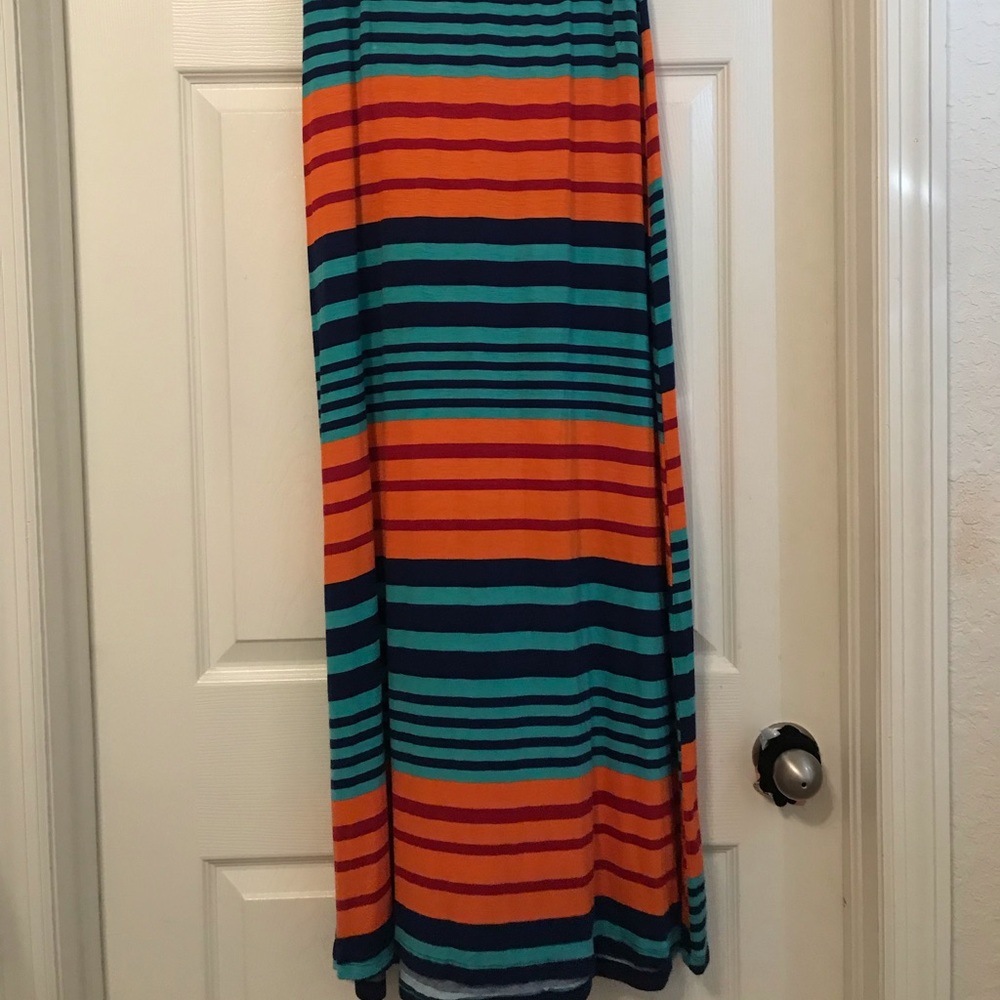 Stripped skirt flowy comfortable